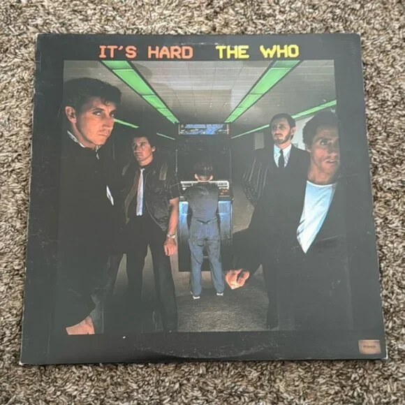 The Who It's Hard Vinyl Record 1982 Vintage - Picture 1 of 3